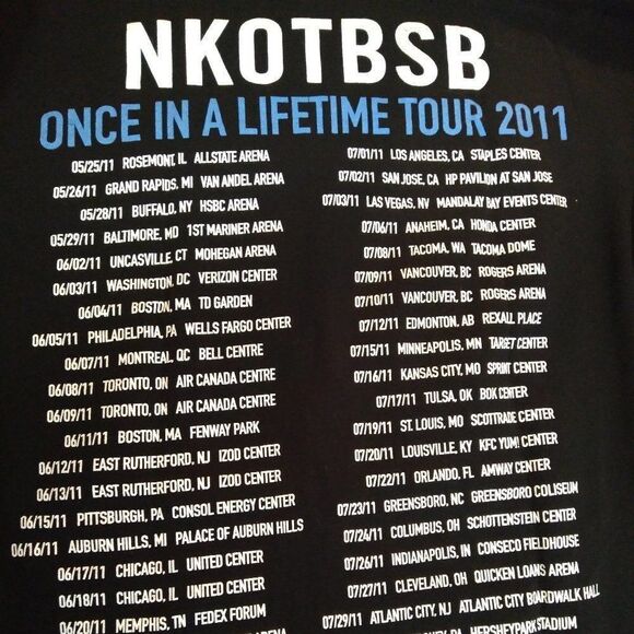 New Kids On The Block 2011 Tour T-Shirt - Picture 7 of 9